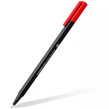 Fineliner Staedtler 334 C6 Zwart Blauw Groen Rood Violet 5 stuks
