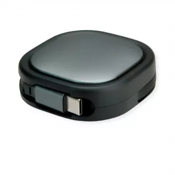 ROLINE USB2.0 oprolbaar kabel C-C ST/ST 1,2m – kabel – digitaal/data (11.02.8420)
