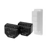 Shelly WiFi Controller Set Shutter BLU RC Button 4 — slim relais voor rolluiken en jaloezieën