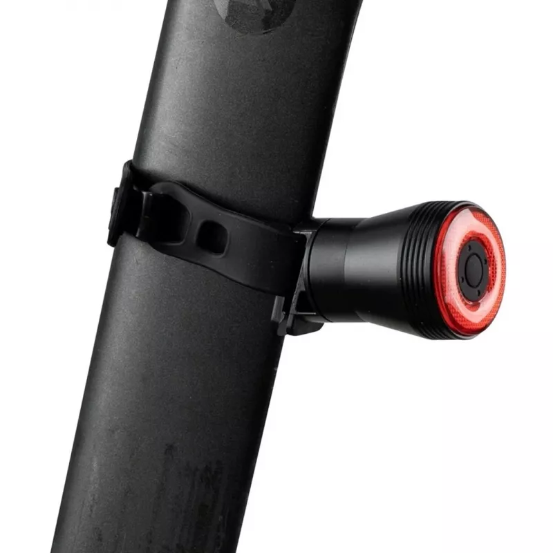 Rockbros Q5 zwart achterlicht voor fietsen met intelligent STOP-systeem