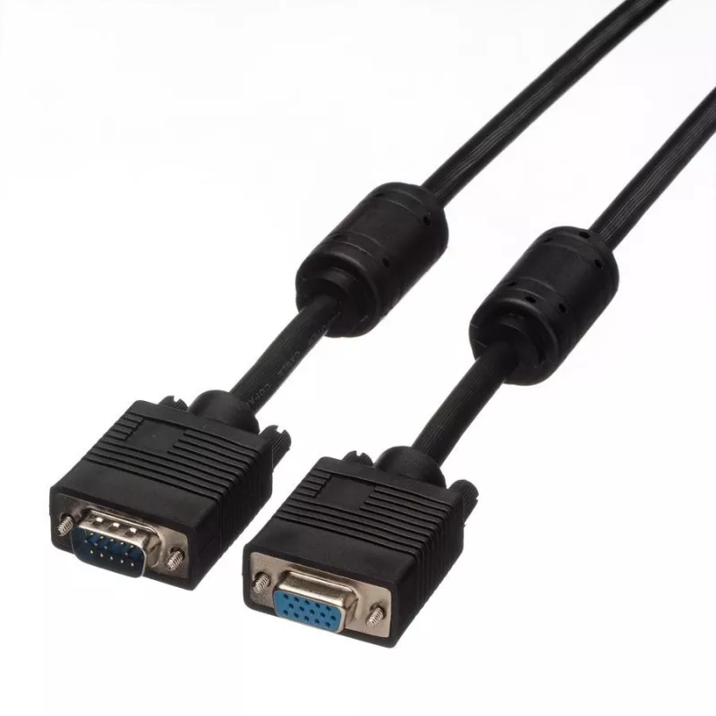 ROLINE VGA-kabel HD15 ST - BU met ferrietkern 3,0m (11.04.5353)