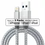 ROLINE - iPad-/iPhone-/iPod-oplaad-/datakabel - Lightning / USB - USB Type-A, 4-polig (M) - Lightning (M) - 1 m - afgeschermd - (USB/USB 2.0) - wit (Pa