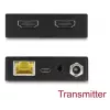 AV-zender- en ontvangerset DELOCK 65955 — Cat6/Cat6a HDMI-extender, tot 3840×2160, bekabeld, Micro-USB-B voeding
