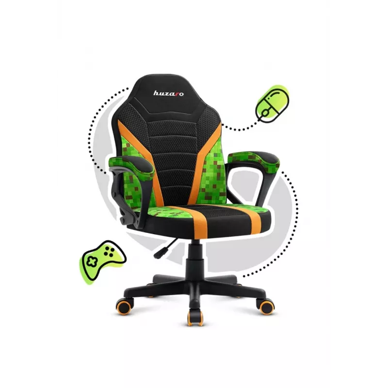 Gamestoel voor kinderen Huzaro Ranger 1.0 Pixel Mesh