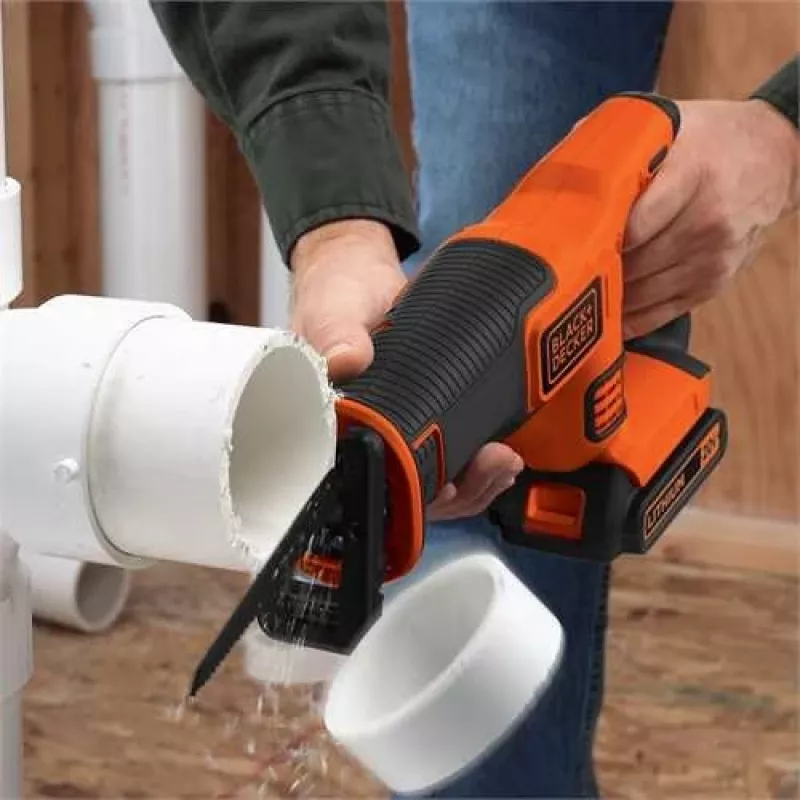 Black & Decker BDCR18-QW reciprozaag zwart, oranje