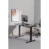 In hoogte verstelbaar bureau Up Up Frigg zwart