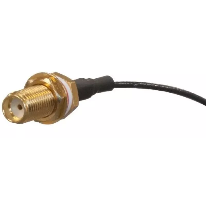 Coaxkabel MikroTik ACSMAUFL SMA-bus recht 1 m zwart