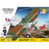 Constructieset Cobi Blocks Nieuport 17 C.1 277 stuks — modelvliegtuigbouwpakket, verzamelbaar steekblokjesset