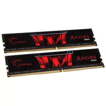 DIMM 16 GB DDR4-3000 (2x 8 GB) dual-kit, werkgeheugen zwart, F4-3000C16D-16GISB, Aegis, INTEL XMP