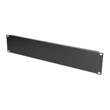 Rack-blindplaat Extralink Front Blank Panel 2U 19 inch zwart, stalen behuizing