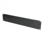 Rack-blindplaat Extralink Front Blank Panel 2U 19 inch zwart, stalen behuizing