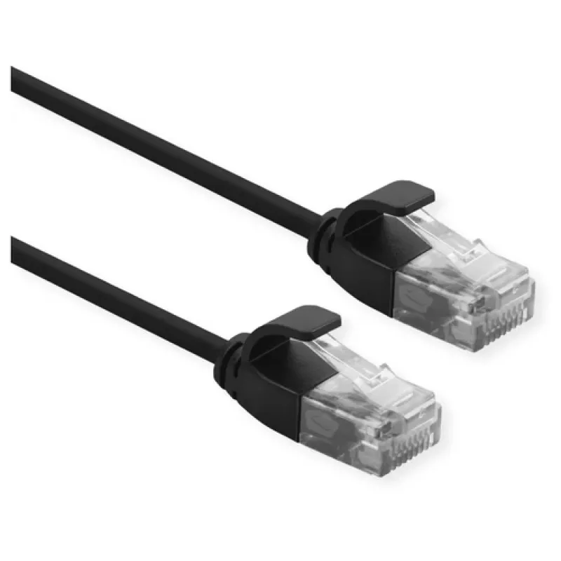 Netwerkkabel ROLINE 21.15.3953 RJ-45 Cat6a 1 m zwart