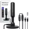 TV-antenne QOLTEC DVB-T2 28 dBi met signaalversterker, binnen-/buitenontvangst