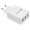 everActive SC-300 telefoonlader 3x USB 3,4A, wit
