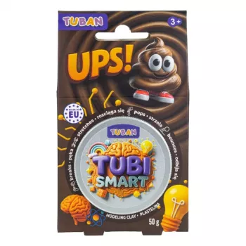 Modelleermassa TUBAN TUBI SMART – UPS! 50 g, bruin, kind, 95×35×165 mm