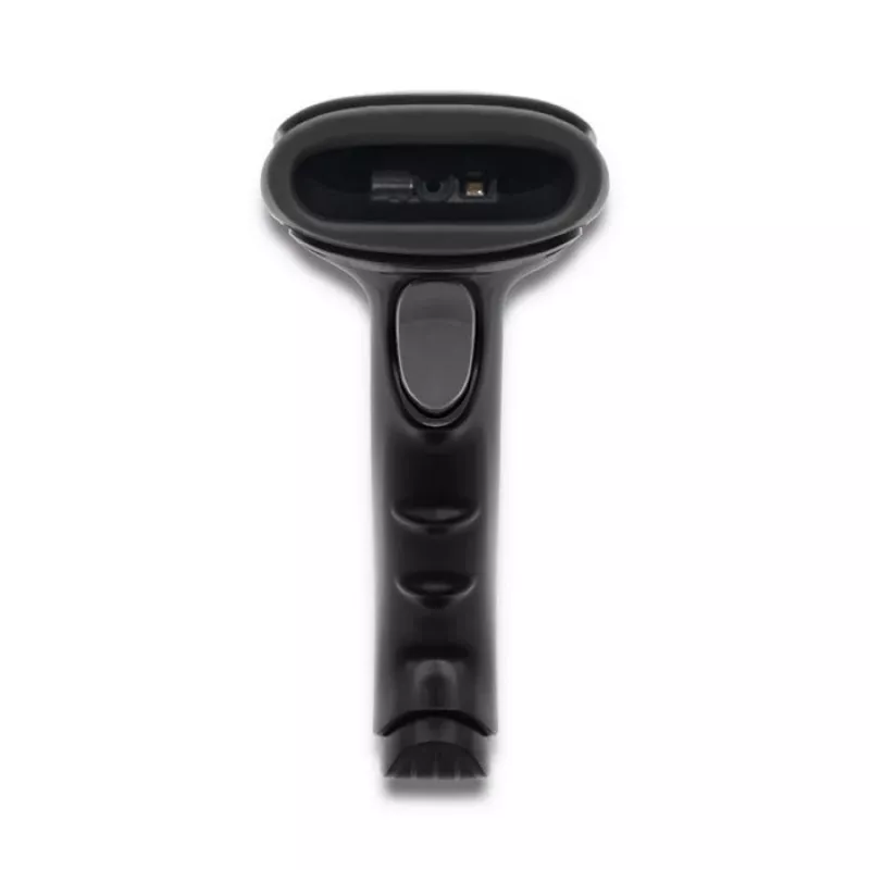 Handbarcodescanner QOLTEC 50868 — 1D/2D-laserscanner, USB bekabeld & draadloos, werkafstand 600 mm, zwart