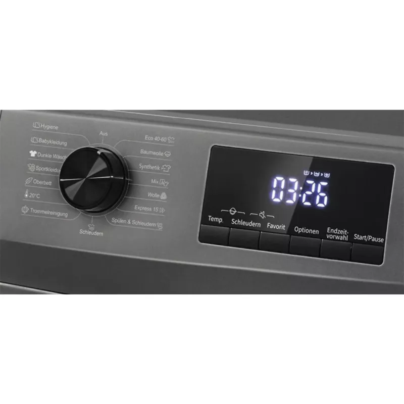 Voorlader wasmachine BOMANN WA 7175 — 7 kg, 1400 t/min, titanium