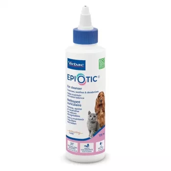 Oorverzorgingsoplossing VIRBAC EPI-OTIC 125 ml – veterinair oorreinigingsmiddel voor honden en katten