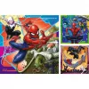 Puzzel 3x49 stukjes Spiderman