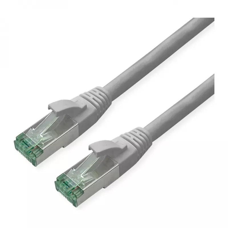 Netwerkkabel ROLINE Recycled Material 21.45.3209 RJ-45 Cat6a 20 m grijs