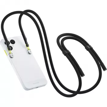 Draagband Horizon zwart, lus zwart, voor Fairphone 6