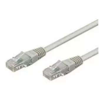 Wentronic Goobay CAT 5e patchkabel, U/UTP, grijs, 0,5 m - CCA-kopermix (68337)