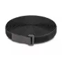 DeLOCK klittenband 3 m x 20 mm zwart nylon