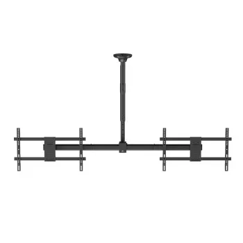 Plafondbeugel MACLEAN MC-111 B voor twee televisies, max. belasting 2×40 kg, max. VESA 600×400