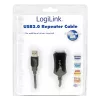 LogiLink USB 2.0 repeater-kabel - 5,0 m USB-kabel 5 m USB-A