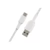 USB-kabel Belkin CAB002BT1MWH 1 m USB A naar USB C wit