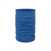 Buff Merino Lightweight Jr Solid merinowollen halswarmer voor kinderen, blauw