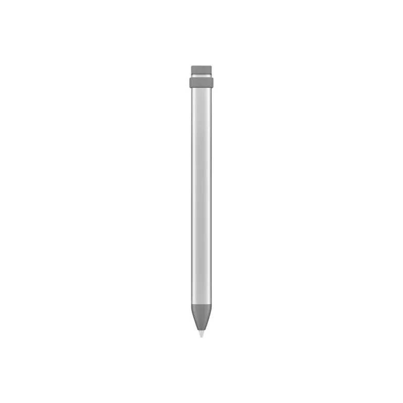 Logitech Crayon - digitale pen voor Apple iPad - Lightning - grijs