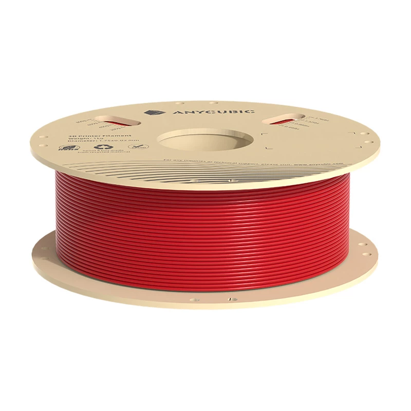 PLA-filament AnyCubic IPHPLRR-106 — 1 kg spoel, 1,75 mm, rood