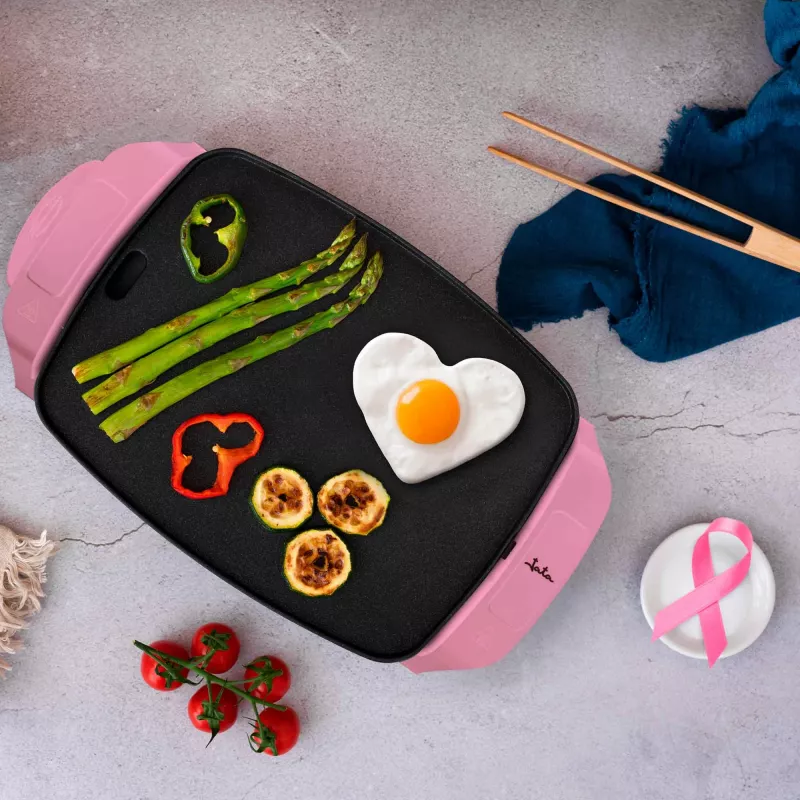 Elektrische grill Jata JEGR5522 – antiaanbaklaag, instelbare temperatuur, tafelmodel