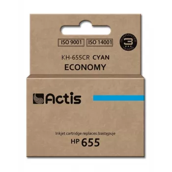 Actis KH-655CR inkt (vervanger voor HP 655 CZ110AE; standaard; 12 ml; cyaan)