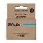 Actis KH-655CR inkt (vervanger voor HP 655 CZ110AE; standaard; 12 ml; cyaan)
