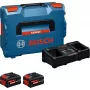 Bosch EXPERT 18V Starterset met 2 accu's en oplader in L-BOXX