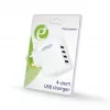 USB-oplader universeel wit/4-poorts EG-U4AC-02 GEMBIRD