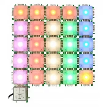 Lichtset ALLNET BrickRknowledge 7 kleuren lichtset blauw groen oranje rood warmwit geel