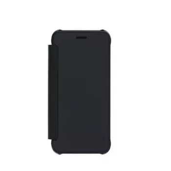 Telefoonportemonneehoesje Tellur voor iPhone 8 — kunstleer, zwart, met spiegel