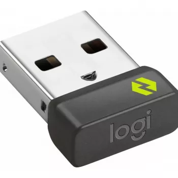 USB-ontvanger Logitech 956-000157 voor muis en toetsenbord, graphite, 12,8×14,1×7 mm, 0,97 g