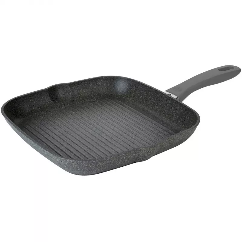 Grillpan BALLARINI 75002-941-0 vierkant grijs 28 cm