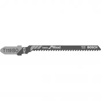 Bosch 2 608 630 310 decoupeerzaag-/figuurzaag-/sabelzaagblad decoupeerzaagblad koolstofstaal (HCS) 5 stuks