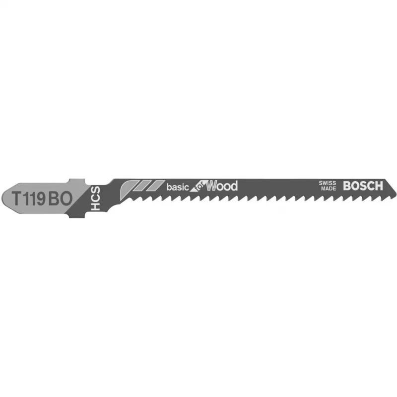 Bosch 2 608 630 310 decoupeerzaag-/figuurzaag-/sabelzaagblad decoupeerzaagblad koolstofstaal (HCS) 5 stuks
