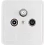 ShiverPeaks BS83905-1SETW BASIC-S antennedoos BK+SAT, 1 dB, 3-voudige set, wit