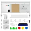 Bureaubladscheiding Ergo Office ER-300 W, breedte 1250 mm, maximale belasting 10 kg