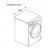 Bosch WNA13401PL was-droogcombinatie 8 kg / 5 kg 1400 t/min wit
