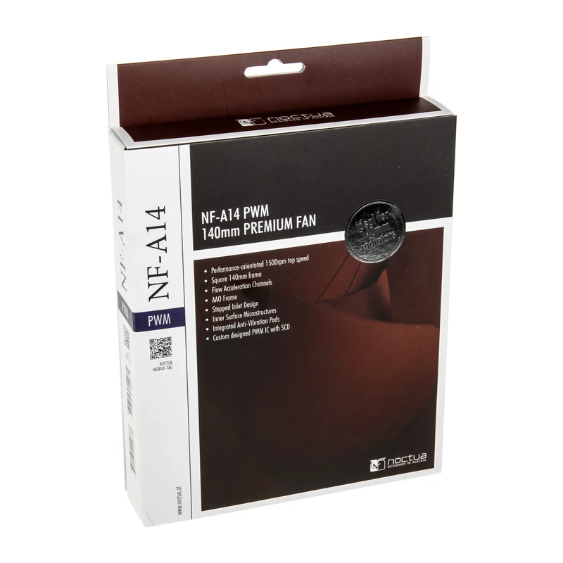 Noctua NF-A14 PWM 140mm behuizingsventilator