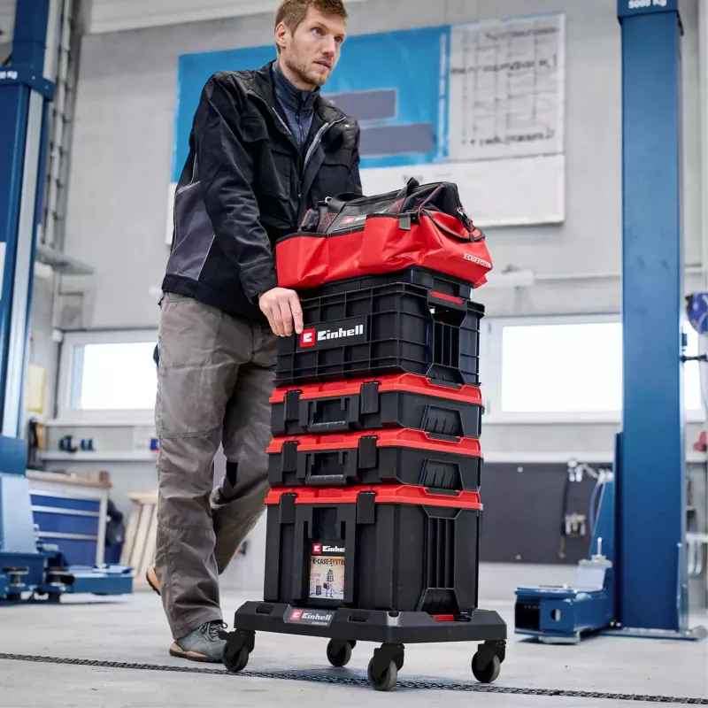 Rolplatform voor systeemkoffer EINHELL E-Case, zwart, draagvermogen tot 120 kg