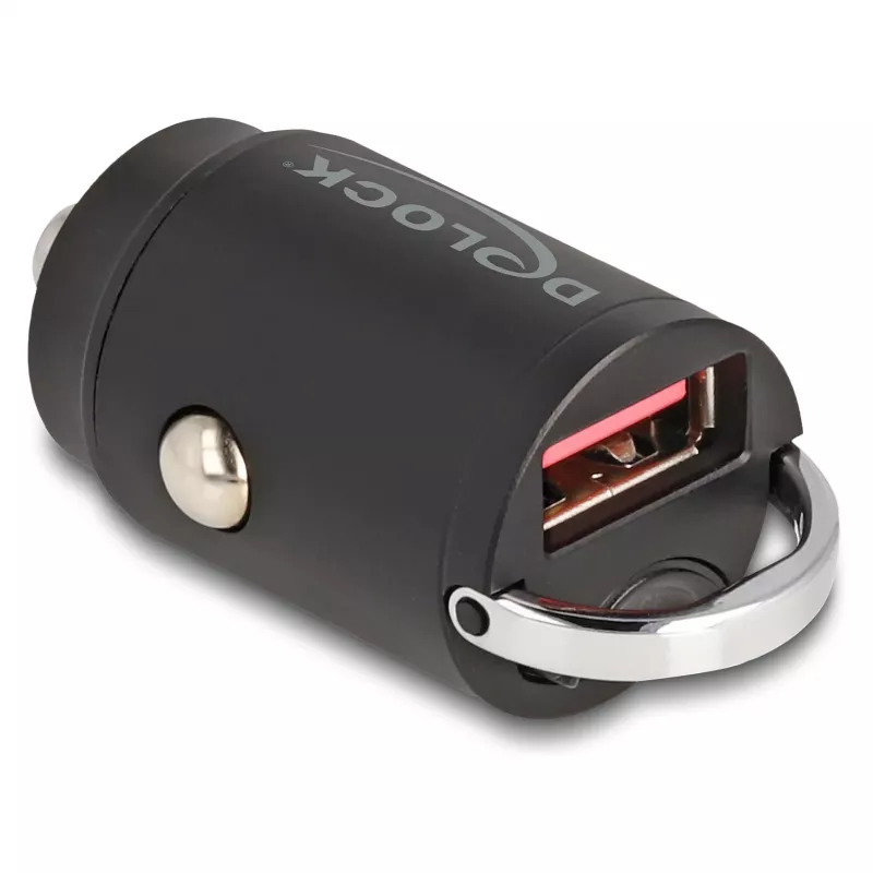 DeLOCK 64277 mobiele oplader universeel zwart sigarettenaansteker snelladen auto